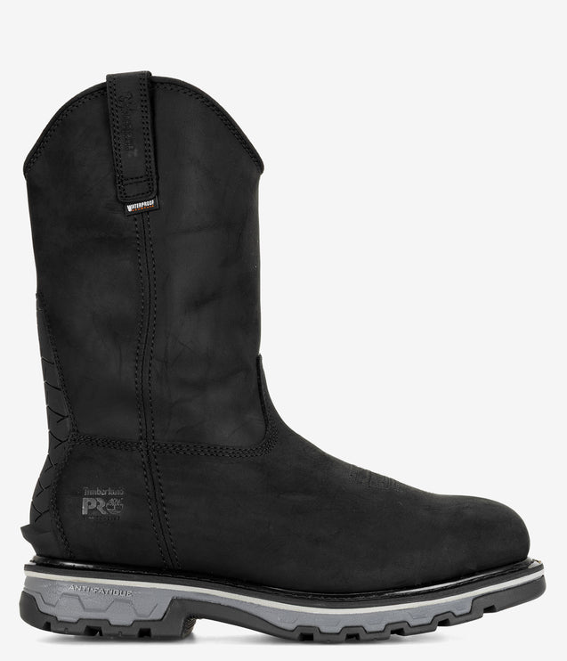 Timberland PRO True Grit Composite Toe WP Pull-On Boot - Black