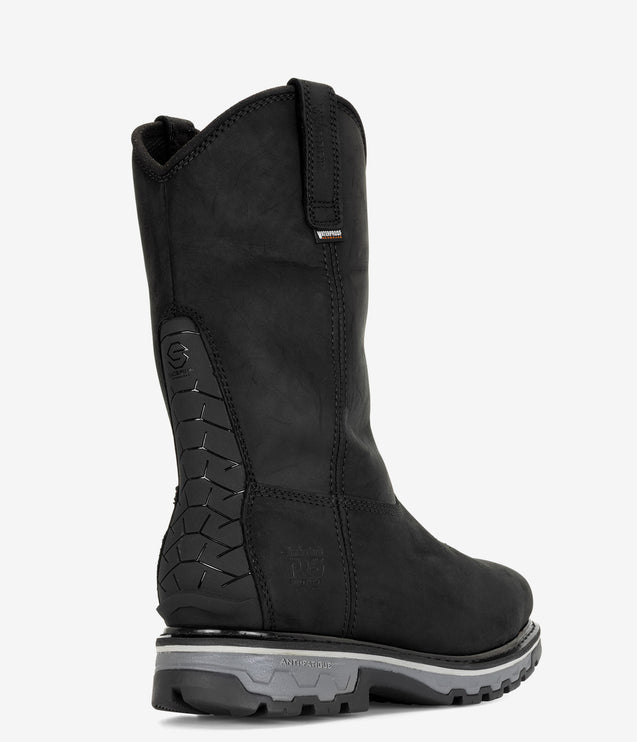 Timberland PRO True Grit Composite Toe WP Pull-On Boot - Black