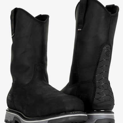 Timberland PRO True Grit Composite Toe WP Pull-On Boot - Black