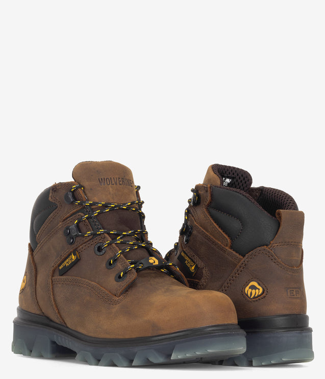 Wolverine I-90 EPX CarbonMAX Safety Toe Waterproof Boot - Brown