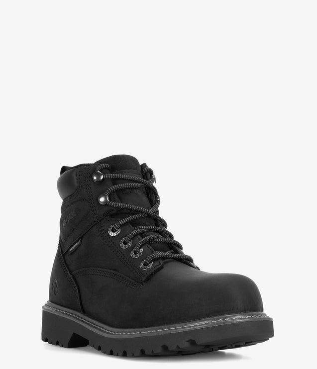 Wolverine Floorhand 6" Safety Toe Waterproof Boot - Black