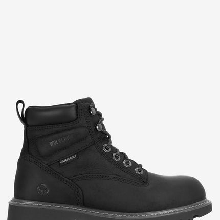 Wolverine Floorhand 6" Safety Toe Waterproof Boot - Black
