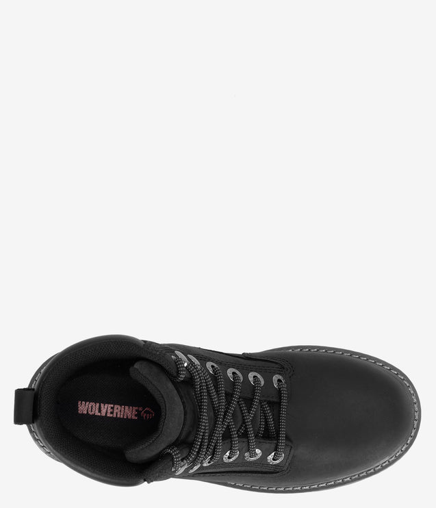 Wolverine Floorhand 6" Safety Toe Waterproof Boot - Black
