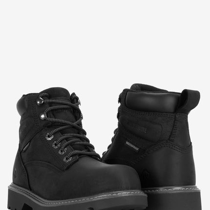 Wolverine Floorhand 6" Safety Toe Waterproof Boot - Black