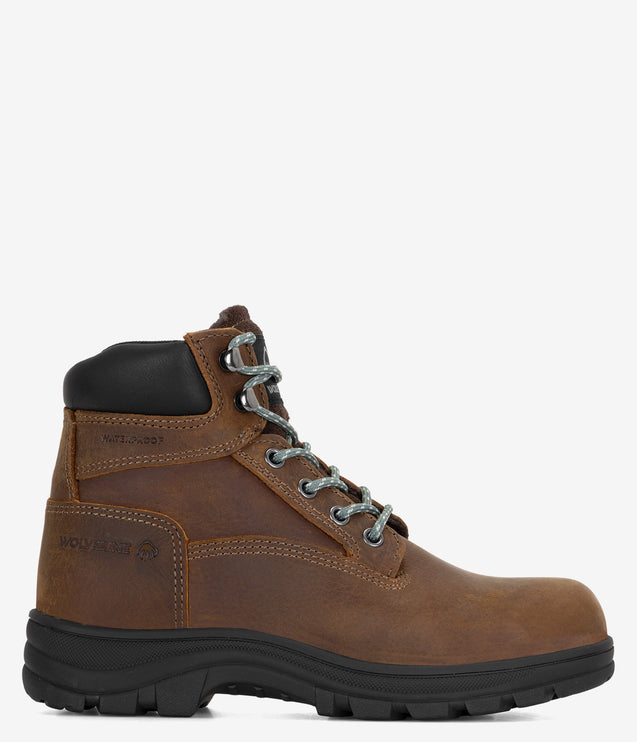 Wolverine Carlsbad 6" Steel Toe Work Boot - Brown