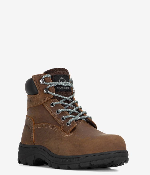 Wolverine Carlsbad 6" Steel Toe Work Boot - Brown