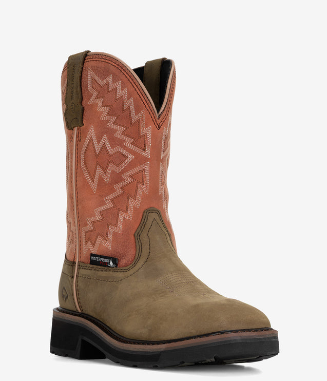 Wolverine Rancher Arrow Steel Toe Wellington Work Boot - Rose