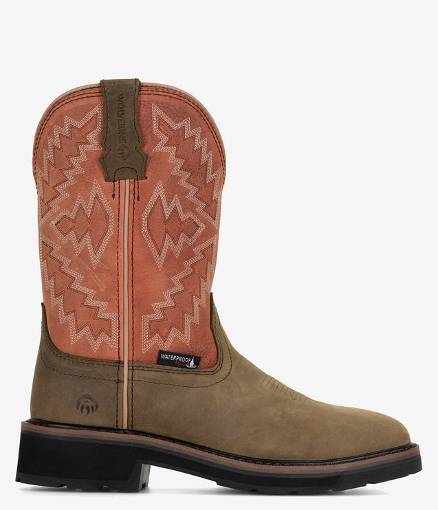 Wolverine Rancher Arrow Steel Toe Wellington Work Boot - Rose