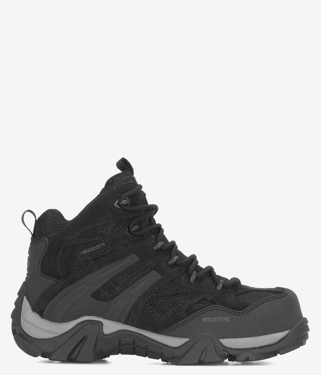 Wolverine Wilderness Composite Toe Waterproof Hiker - Black