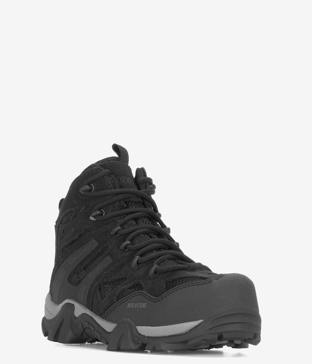 Wolverine Wilderness Composite Toe Waterproof Hiker - Black