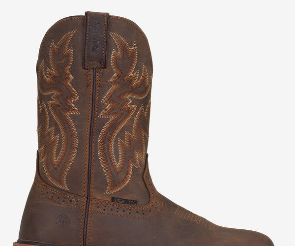 Men's Wolverine Rancher Square Toe Safety Toe Wellington Boot