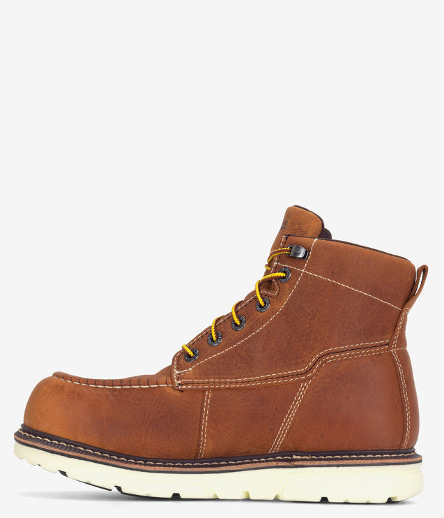 Wolverine I-90 Durashocks Moc-Toe CarbonMax 6" WP Work Boot - Tan