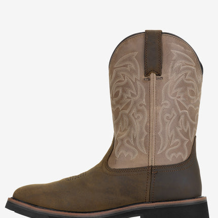 Wolverine Rancher Waterproof Steel Toe Work Wellington - Dark Taupe