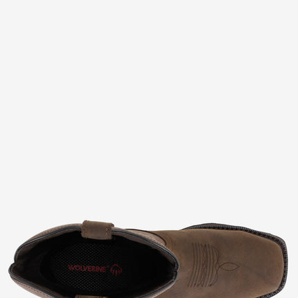 Wolverine Rancher Waterproof Steel Toe Work Wellington - Dark Taupe