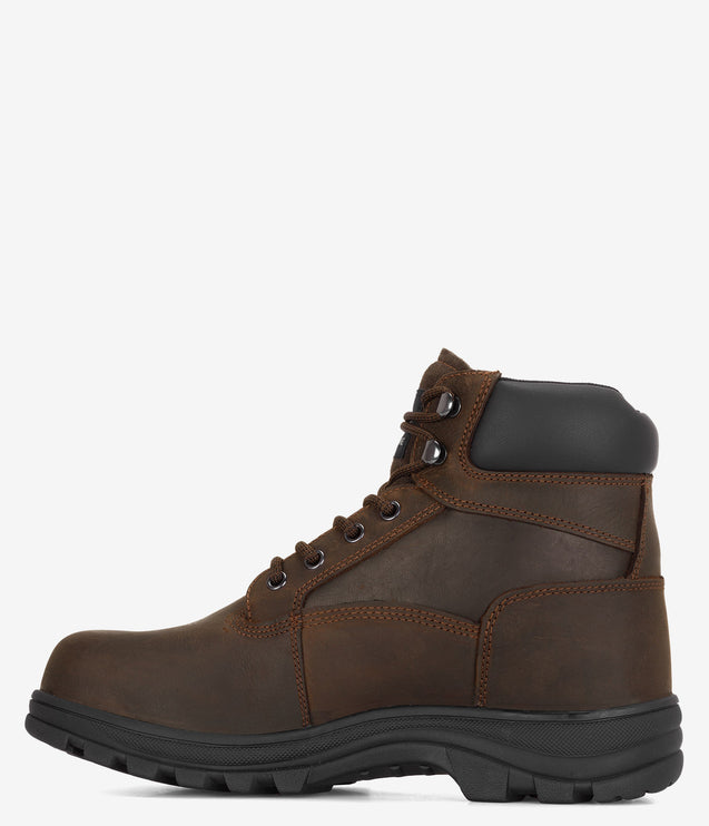 Wolverine Carlsbad 6" Steel Toe Waterproof Work Boot - Brown
