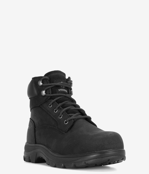 Wolverine Carlsbad 6" Steel Toe Work Boot - Black