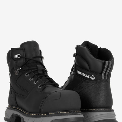 Wolverine ReForce EnergyBound Heavy Duty 6` CarbonMax Work Boot  - Black