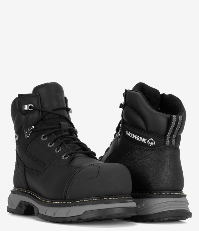 Wolverine ReForce EnergyBound Heavy Duty 6` CarbonMax Work Boot  - Black