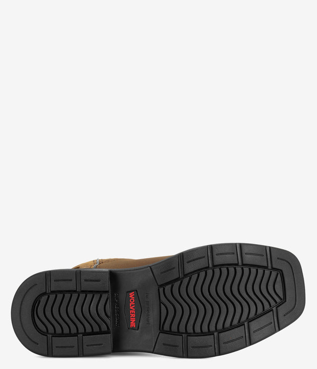 Wolverine Rancher Level Pull-On Steel-Toe Work Wellington - Brown