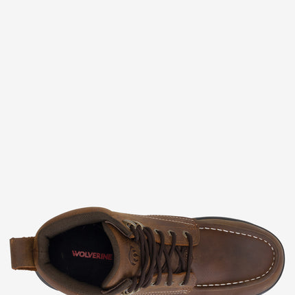 Wolverine Carlsbad 6" Moc-Toe Steel Toe Work Boot - Sudan Brown