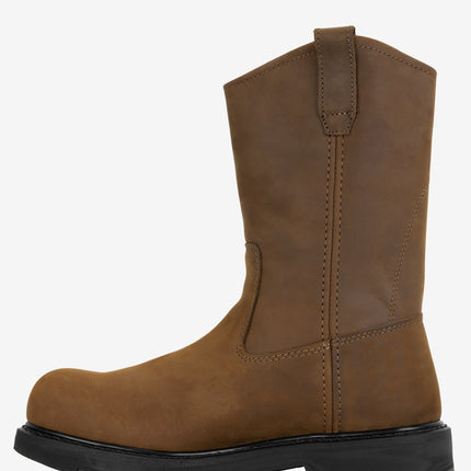 Wolverine 10" Wellington Steel Toe Work Boot - Brown