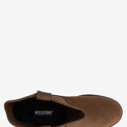Wolverine 10" Wellington Steel Toe Work Boot - Brown