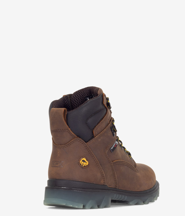 Wolverine I-90 EPX Waterproof 6" Soft Toe Boot - Brown