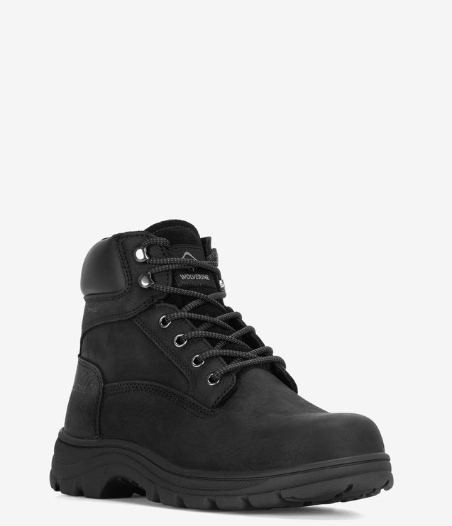 Wolverine Carlsbad 6" Waterproof Work Boot - Black