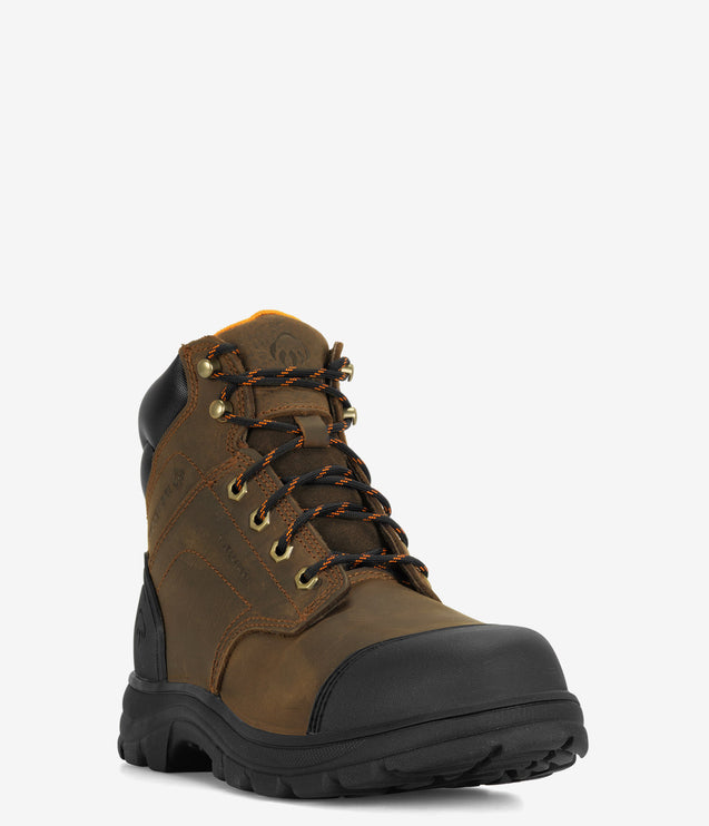 Wolverine Carlsbad Cap-Toe 6" Work Boot - Brown