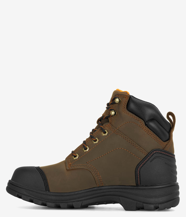 Wolverine Carlsbad Cap-Toe 6" Work Boot - Brown