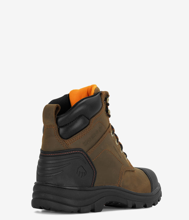 Wolverine Carlsbad Cap-Toe 6" Work Boot - Brown