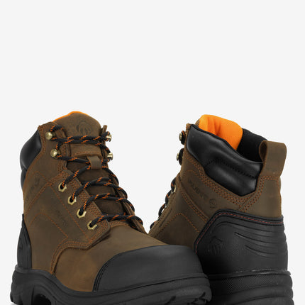 Wolverine Carlsbad Cap-Toe 6" Work Boot - Brown