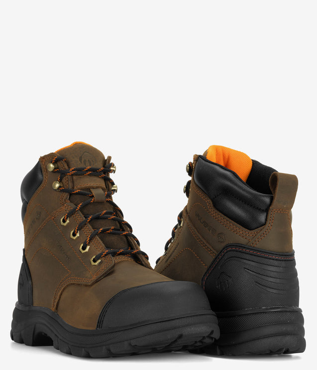 Wolverine Carlsbad Cap-Toe 6" Work Boot - Brown