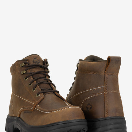 Wolverine Carlsbad 6" Moc-Toe Work Boot - Sudan Brown