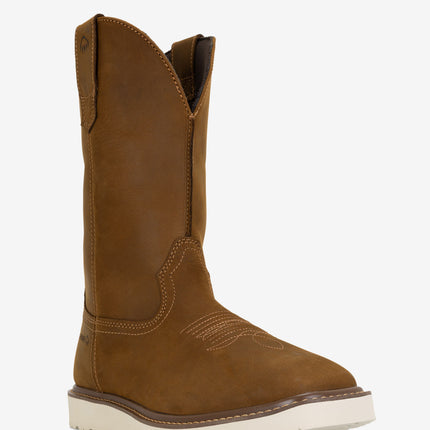 Wolverine Bronc Wedge Pull-On Work Wellington - Birch
