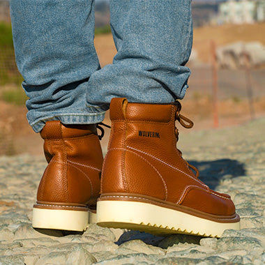 Wolverine Moc Toe Wedge Work Boot