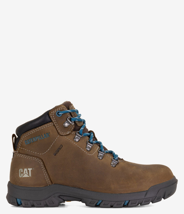 CAT Footwear Mae Steel Toe Waterproof Work Boots - Bayleaf
