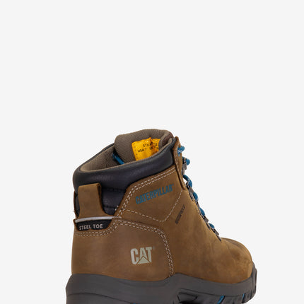 CAT Footwear Mae Steel Toe Waterproof Work Boots - Bayleaf