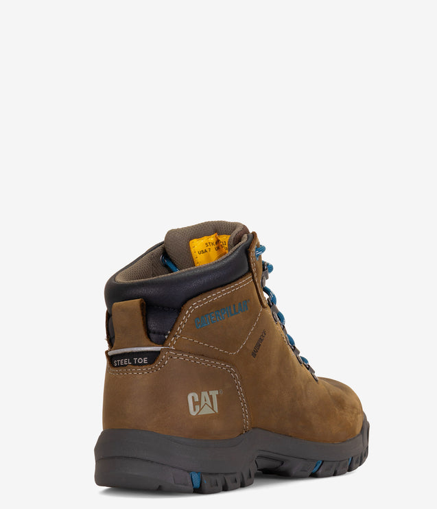 CAT Footwear Mae Steel Toe Waterproof Work Boots - Bayleaf