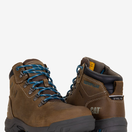CAT Footwear Mae Steel Toe Waterproof Work Boots - Bayleaf