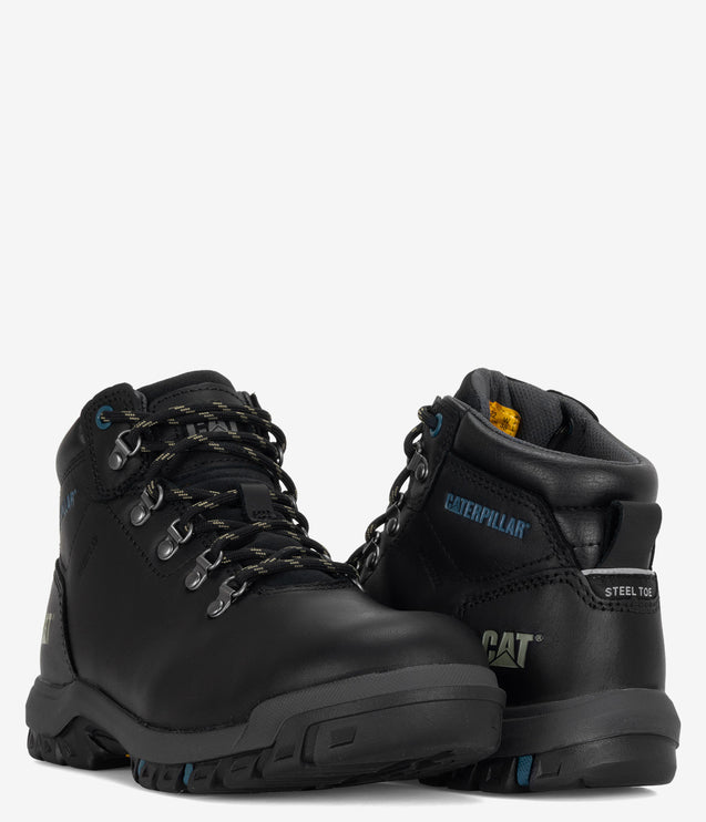 CAT Footwear Mae Steel Toe Waterproof Work Boot - Black