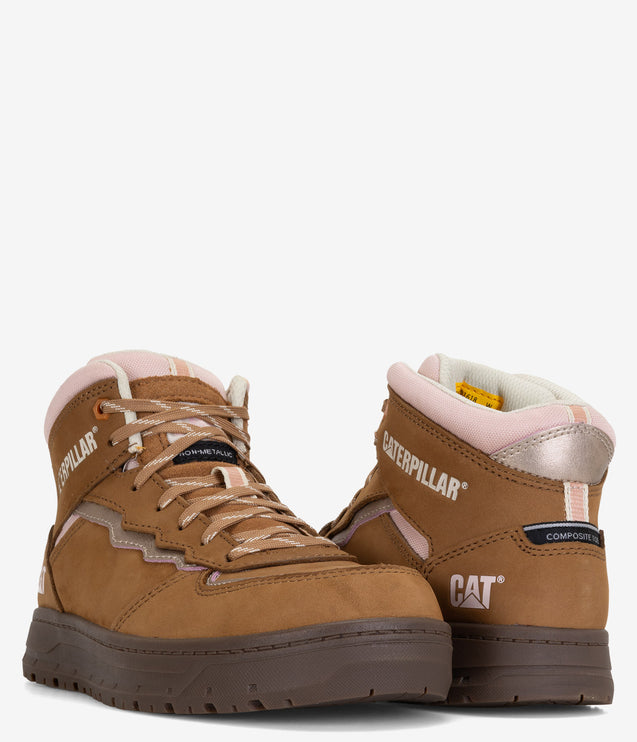 CAT Footwear Streamline Court Mid Composite Toe Work Shoe - Sundance