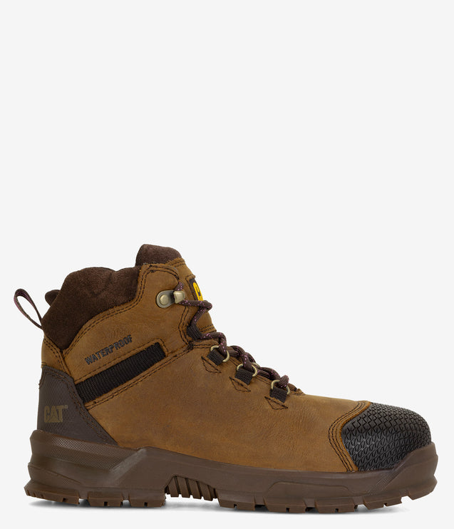 CAT Footwear Accomplice X Waterproof Steel Safety Toe Work Boot - Crisp