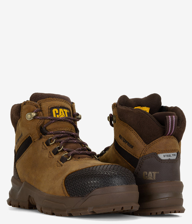 CAT Footwear Accomplice X Waterproof Steel Safety Toe Work Boot - Crisp