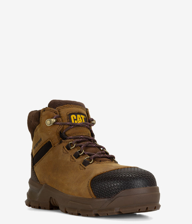 CAT Footwear Accomplice X Waterproof Steel Safety Toe Work Boot - Crisp