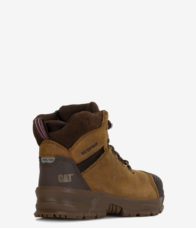 CAT Footwear Accomplice X Waterproof Steel Safety Toe Work Boot - Crisp