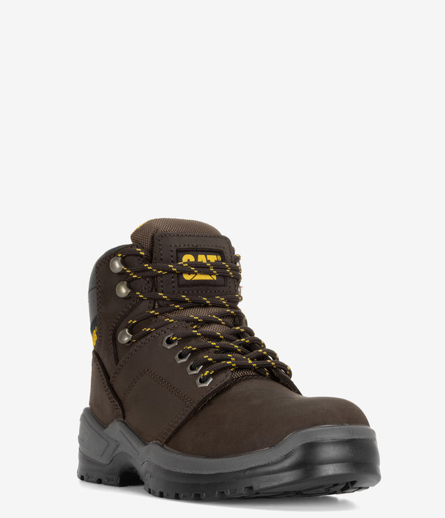 CAT Footwear Striver Steel Toe Work Boot - Brown