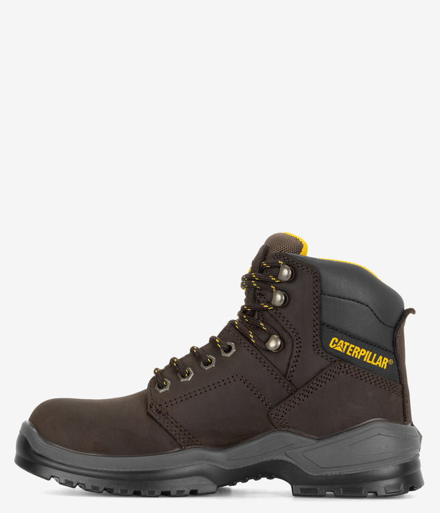 CAT Footwear Striver Steel Toe Work Boot - Brown
