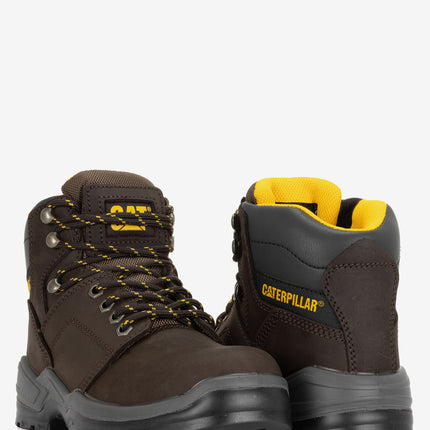 CAT Footwear Striver Steel Toe Work Boot - Brown