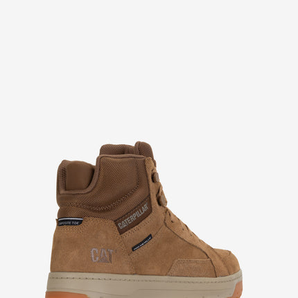 CAT Footwear Streamline Court Mid Composite Toe Work Shoe  - Chipmunk